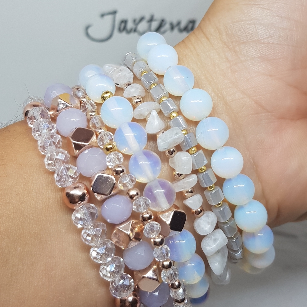 Opal bracelet stack - Picture 2 of 2